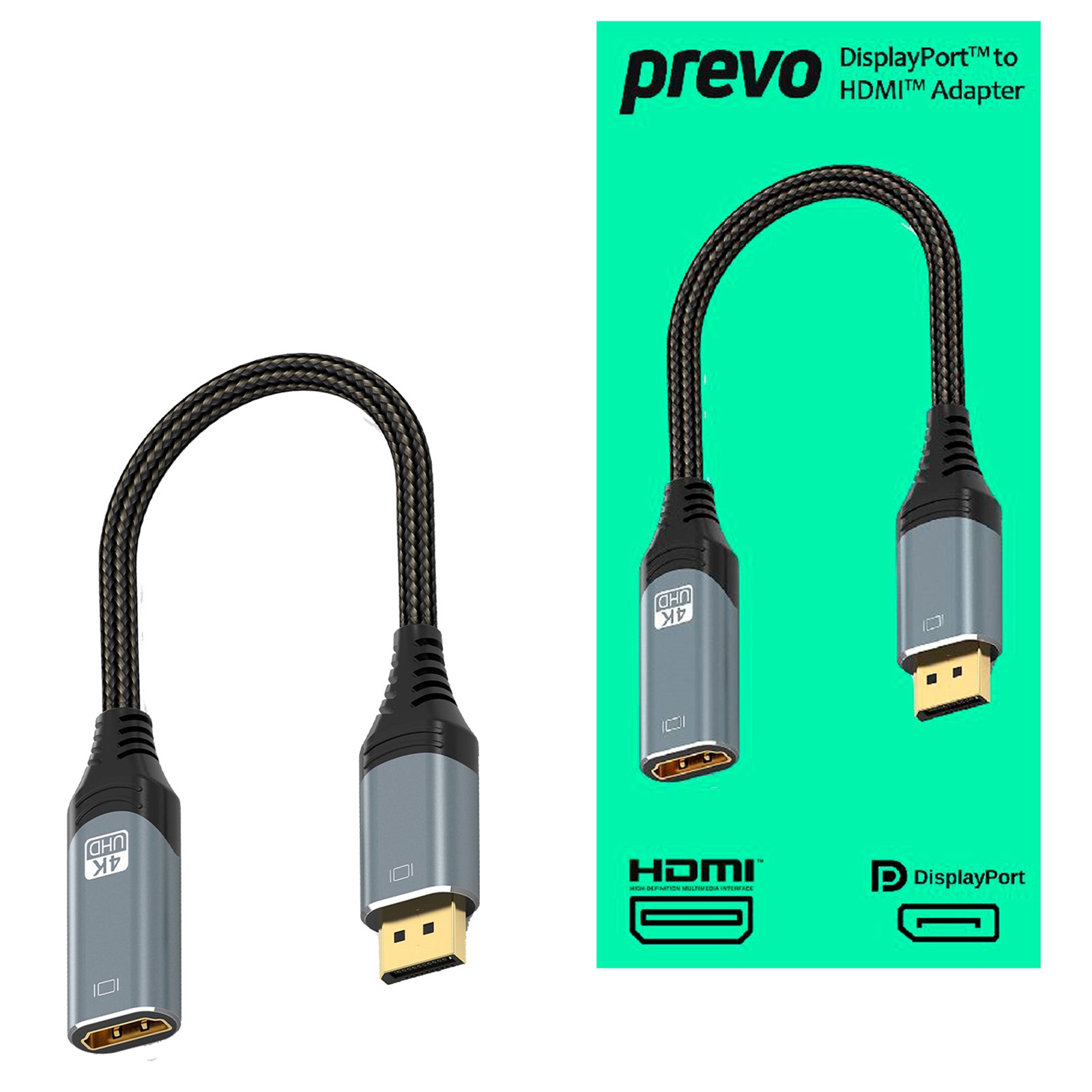 PREVO DISPLAYPORT HDMI ADAPTER