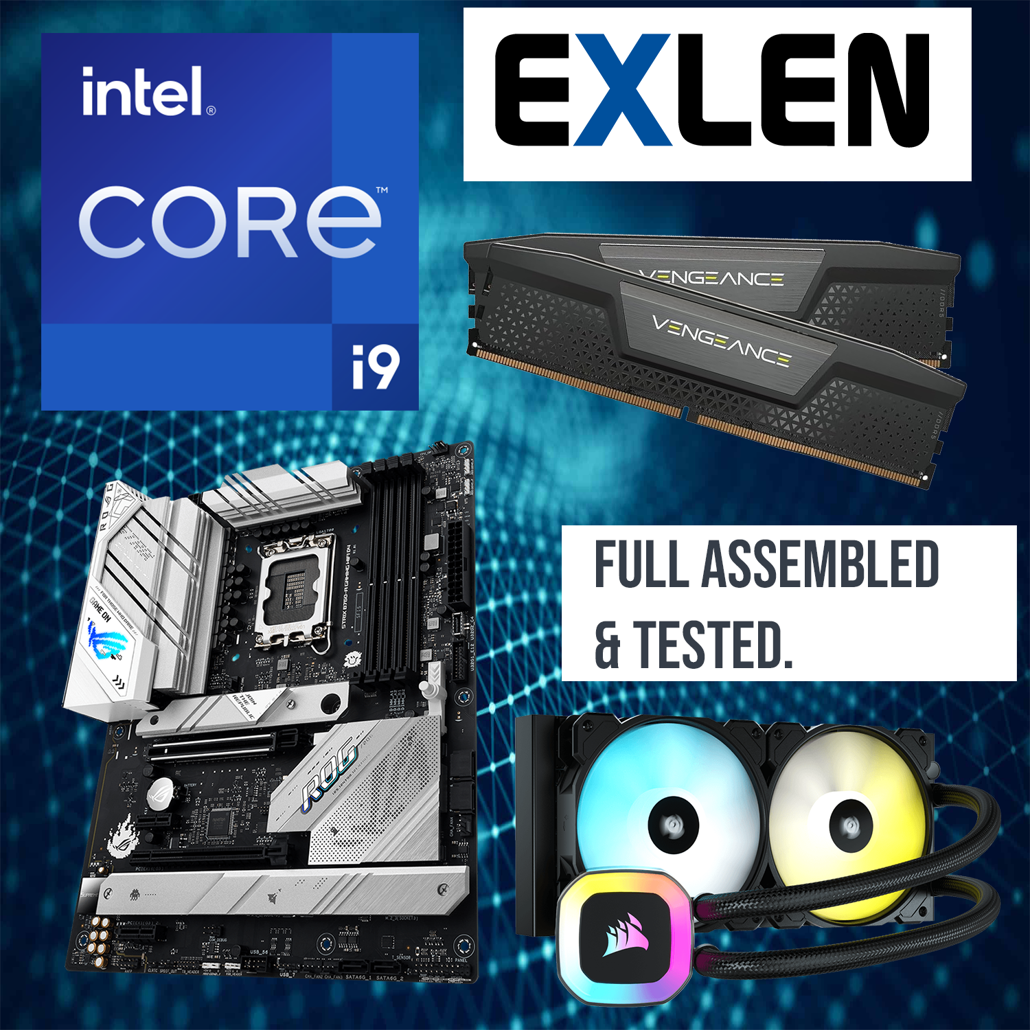 i9 32GB B760 H100 RGB